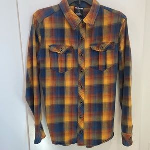 EUC Sherpa Adventure Gear Indra Wool Blend Flannel Men’s  Medium